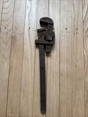 Vintage Stillson Walworth 18'' Adjustable Pipe Wrench Heavy Duty Made in USA