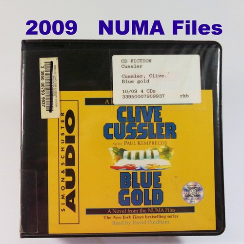 Clive Cussler Lot/3 Audiobooks NUMA Files Storm, Blue Gold, Navigator - Picture 5 of 10