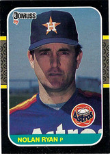 1987 Donruss NOLAN RYAN Card 138 Astros Rangers HOF