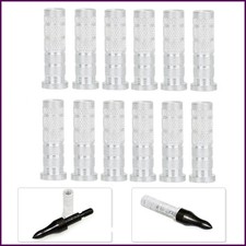 12pcs Archery Arrow Inserts Aluminum for 6.2mm Carbon Shaft Hunting Tips