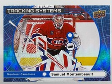 2025-26 UD Series 1 - Tracking Systems Sam Montembeault Montreal Canadiens TS-15