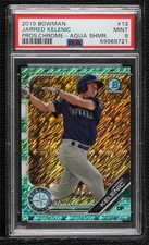 2019 Bowman Chrome Prospects Aqua Shimmer Refractor Jarred Kelenic PSA 9 0vf5