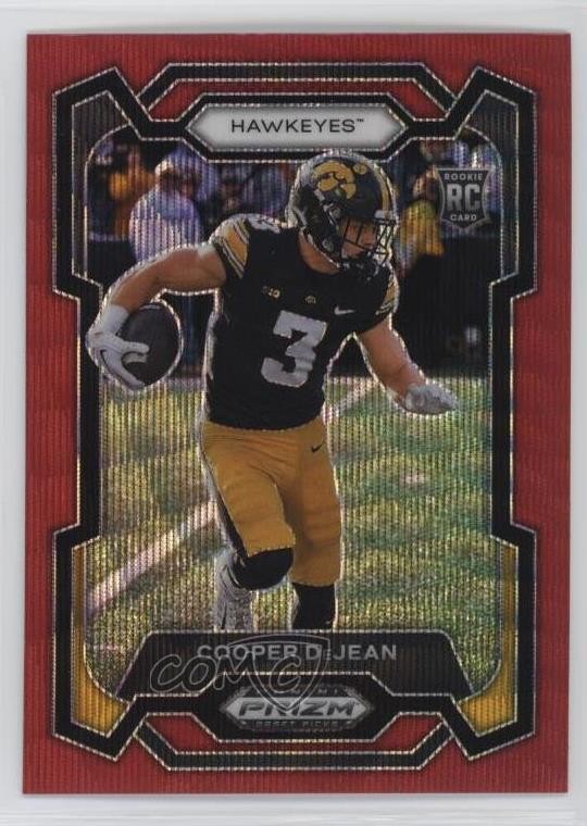 2024 Panini Prizm Draft Picks Ruby Wave Prizm Cooper DeJean #113 3hd