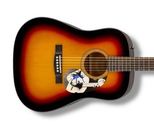 Willie Nelson Signed Acoustic Guitar Country Legend Rare JSA COA