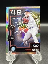 2025 Bowman - Bowman Scouts Top 100 Chrome Cade Horton #BTP-49 (RC)