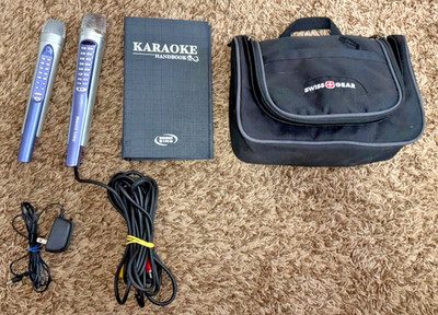 Magic Sing ED-9000 - includes 1 wired and 1 cordless mic, AC adapter ...