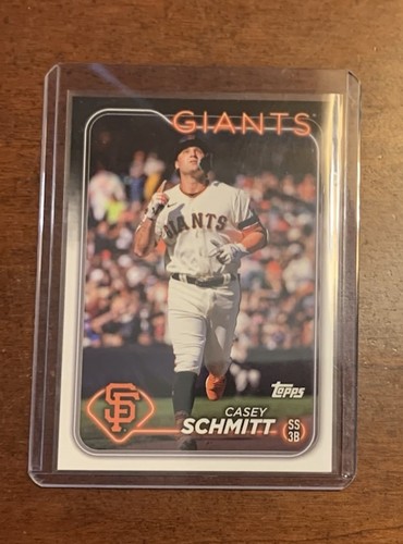 2024 Topps San Francisco Giants #SFG-13 Casey Schmitt | Baseball Card