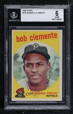 1959 Topps Roberto Clemente (Bob on Card) #478 BGS 6 HOF 0q3