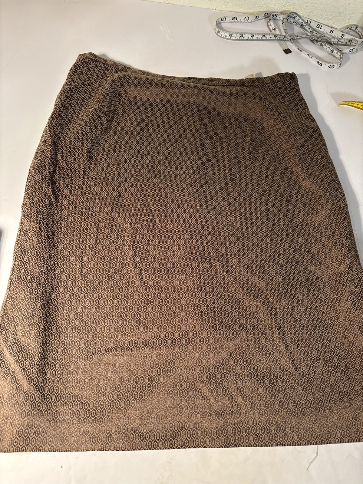 WOMEN'S NORTON McNAUGHTON BROWN TWEED SKIRT SIZE 18