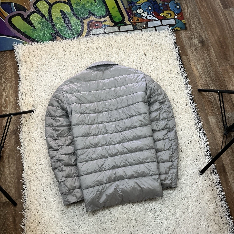 Chaqueta de plumón Belstaff Tour Old Silver Down Sobrecamisa Chaqueta Talla Grande Foto 2 de 4