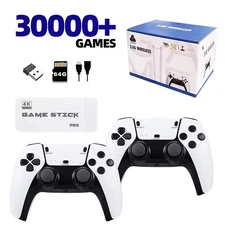 Game Stick 4K Gaming Stations 64GB Retro 30000 Games Retro Video Game Console