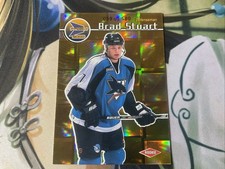 1999-00 Pacific Prism - Holo Gold - BRAD STUART RC - PENGUINS /480 NM MINT