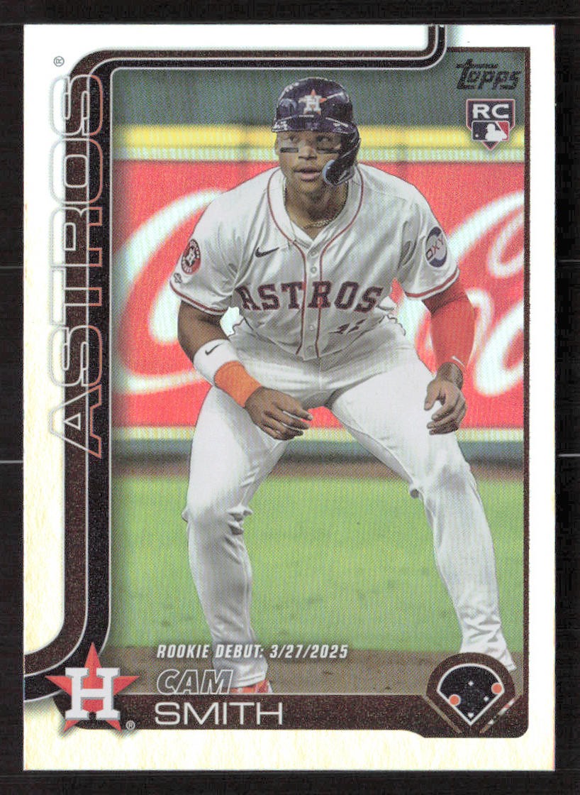 Cam Smith 2025 Topps Update #US45 Rainbow Foil Houston Astros