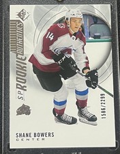2020-21 SP Hockey SHANE BOWERS /2299 SP ROOKIE AUTHENTICS - COLORADO AVALANCHE
