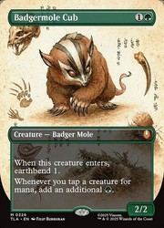 Badgermole Cub (Borderless) #326 - Avatar: The Last Airbender - MTG Mythic Rare