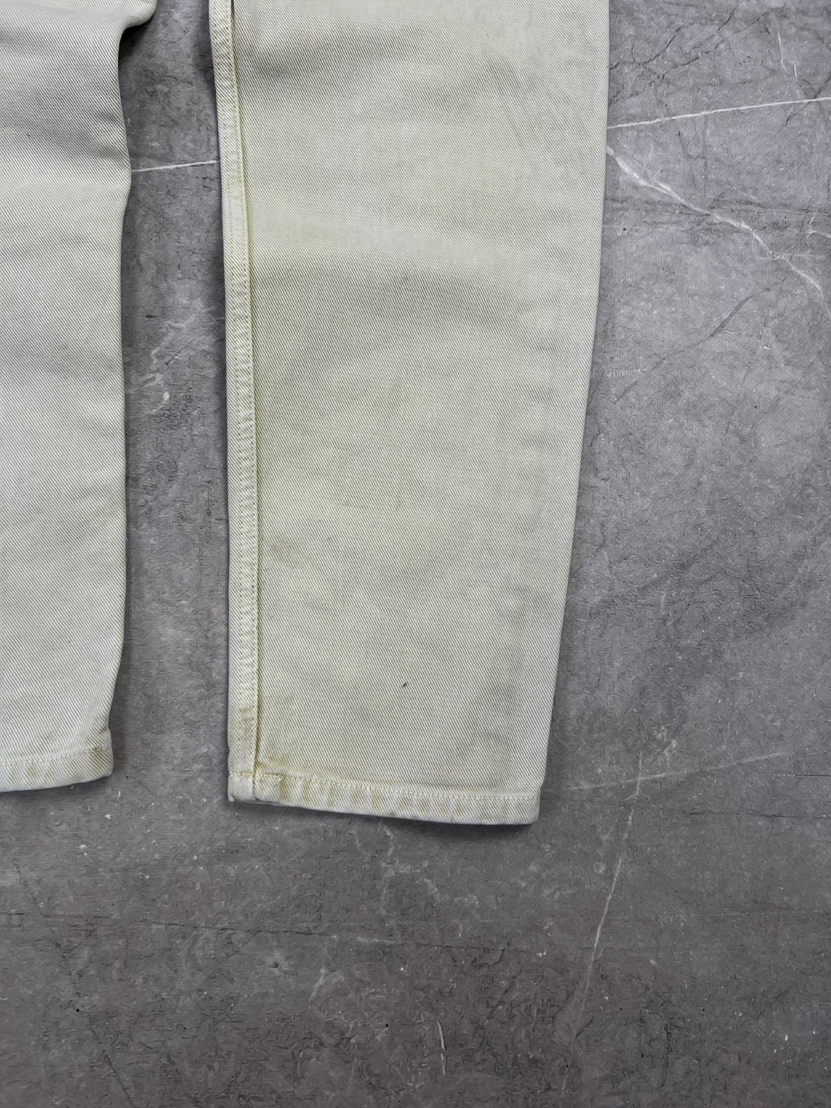 Vintage 90s Carhartt Wip Jeans Y2K Opium Pants Streetwear White Rare Mens sz 28 image 4