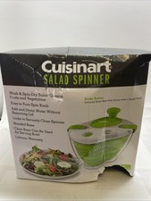 Cuisinart Salad Spinner Green and White 5 Quart