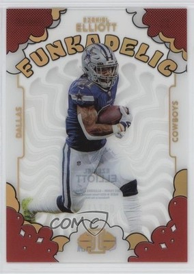 2022 Panini Illusions Funkadelic Red 7/199 Ezekiel Elliott #F-5 1rj1