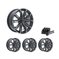 Set of 4 18" Black Alloy Wheel Rims 5x120 fits Cadillac CT5, RTXLG 5Lug