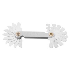 uxcell Screw Thread Pitch Cutting Gauge Tool Metric 60 Degree 0.5-7.0mm 1pcs