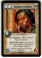 2001 Warlord: Saga of the Storm Base Set Card 228/295 UC Baqbou Umbala