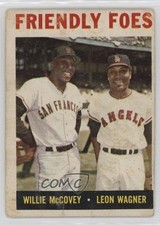1964 Topps Friendly Foes ( ) Willie McCovey Leon Wagner #41 HOF 1q09