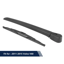 Car 305mm 12'' Rear Windshield Wiper Blade Arm Set for Volvo V60 2011-2015