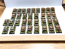 34  PAINTED 10mm WW2 ITALIAN SEMOVENTE L40 & M42  TANK - 1/200 - WARGAMING