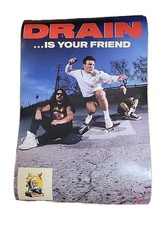 Drain Is Your Friend Promotional Double Sided Skater Poster For Vinyl Release 