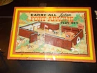 Louis Marx  Fort Apache Carry All Play Set 4685 Western Cowboys and Fort West