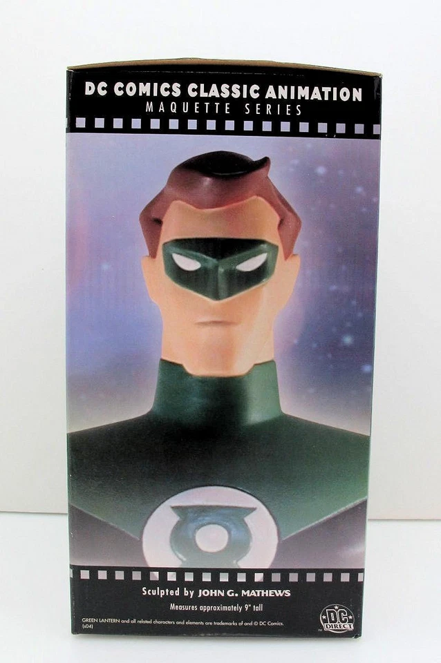 Estatua de animación clásica Hal Jordan Green Lantern de DC Direct #1471/1500 - limitada Foto 3 de 4