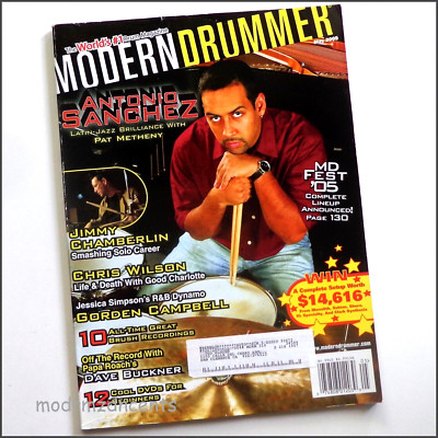 MODERN DRUMMER - May 2005 - ANTONIO SANCHEZ + Jimmy Chamberlin & Chris Wilson