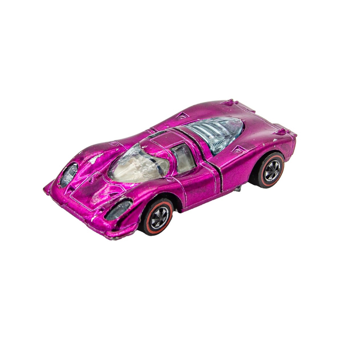 Vintage Hot Wheels Redline Porsche 917 Magenta w/ White
