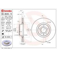 Brembo 2X Bremsscheibe Vorne Ø314Mm BelüFtet FüR Audi A6 Avant 4F5 C6 4F2