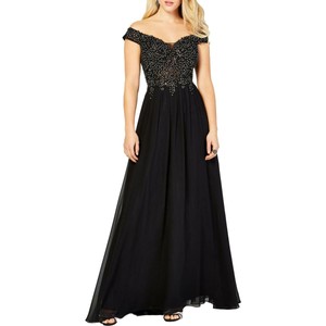 black embellished gown