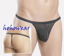 Men's Lace See-Thru G-String Panties Underwear 124