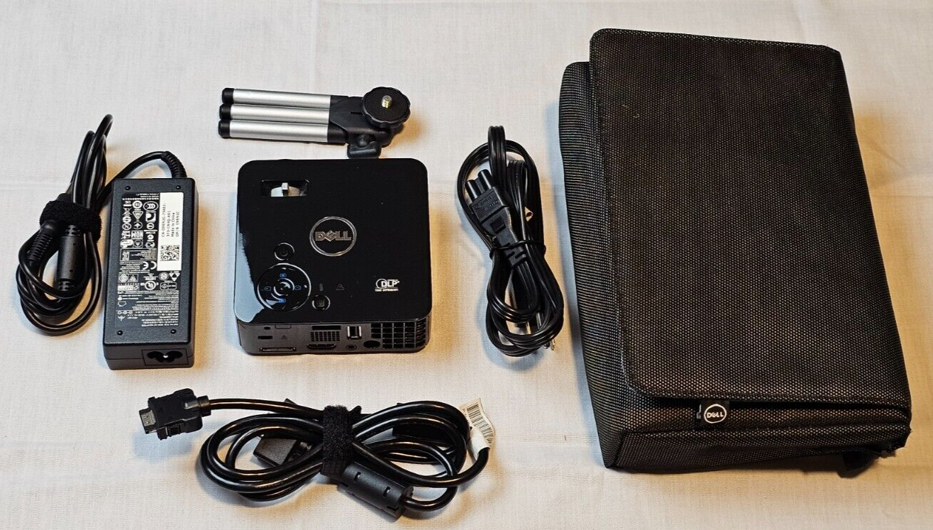 Used M110 DELL Mini Projector Pocket Portable Compact Mobile DLP-image