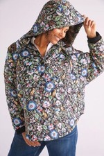 Anthropologie X Maeve Floral Puffer Jacket Size L