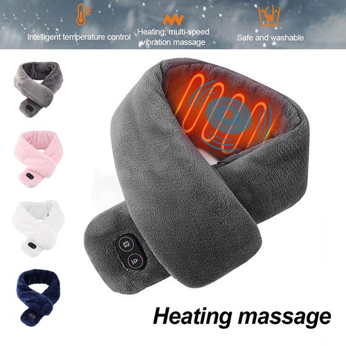 Electric Heated Scarf Winter Neck Warmer Heating Shawl USB Man/Woman Designer US - Picture 3 of 16