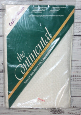 TABLERUNNER The Continental CRAFT WORLD 15 count 12 x 36 NIP | eBay