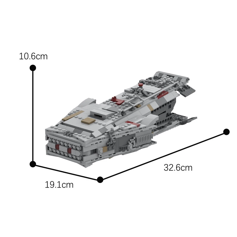 ZITIANYOUBUILD UCS Escape Model for 75192 Ship 582 Building Toys Set Build Moc - Image 3 of 3