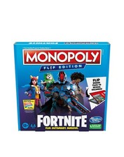 Monopoly Fortnite Board Game Flip Edition for Ages 13 and up Hasbro Gaming New