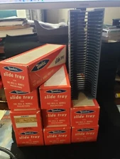 Vintage Yankee 30 Slide Trays, Lot of 10, For TDC-Bell & Howell Projectors
