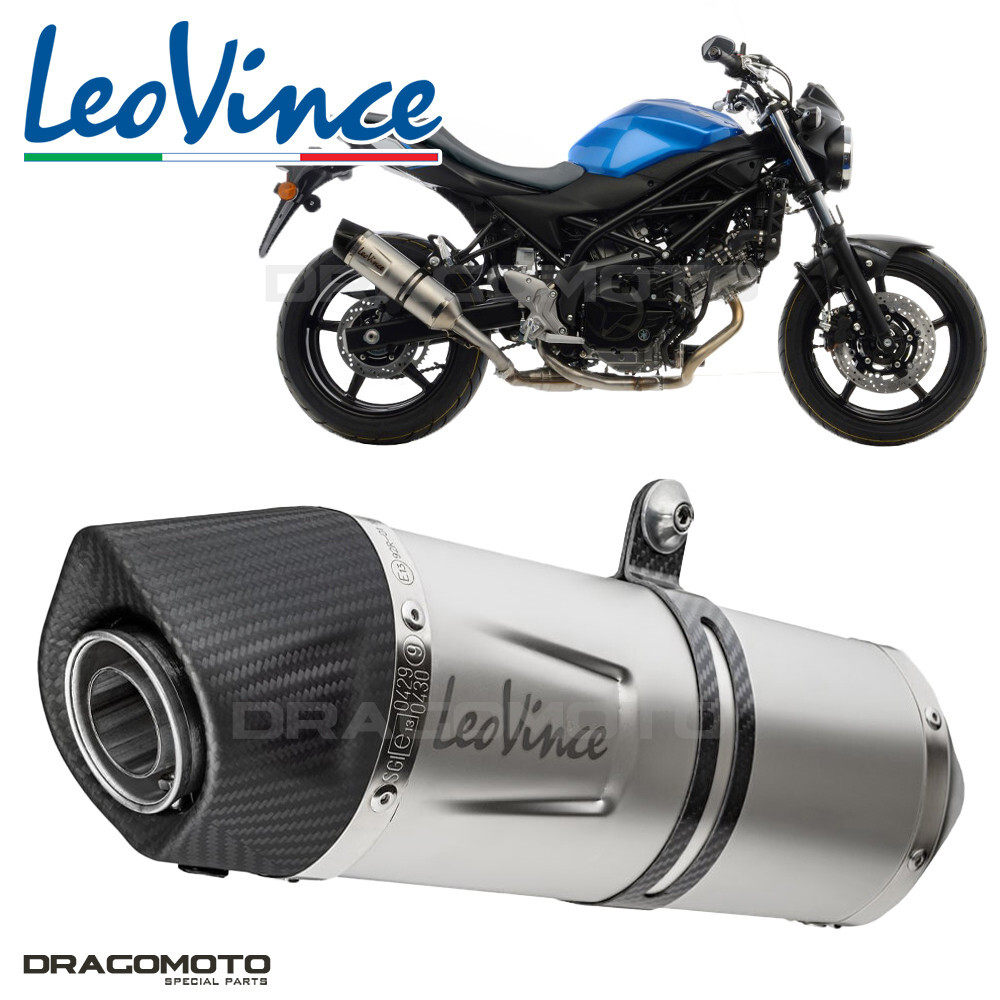 Pot échappement Leovince LV One Evo finition haut de gamme pour SV650