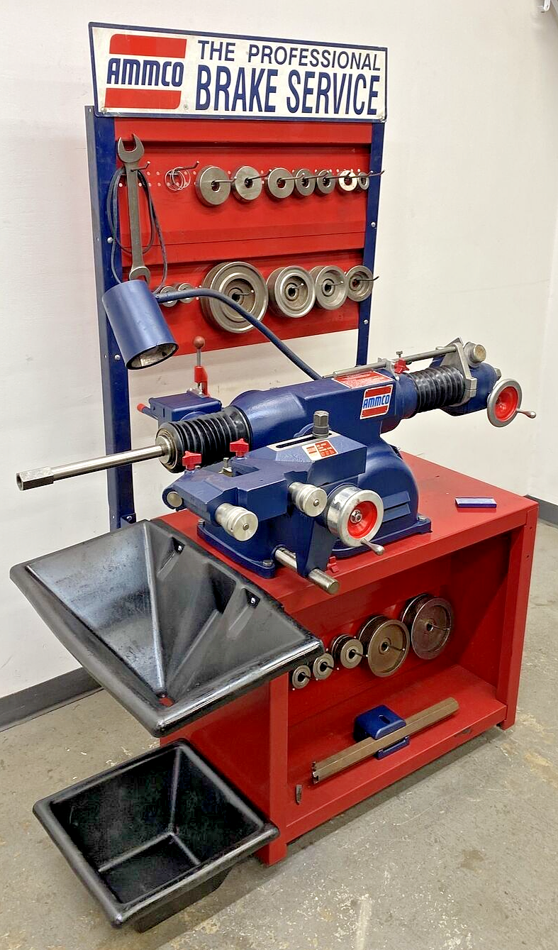 Ammco 4100B Heavy Duty Disc & Drum Brake Lathe w/ 3/4 & 1ton Truck
