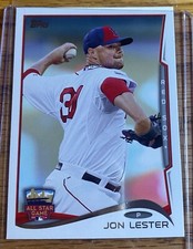 2014 Topps Update #US-55 Jon Lester Boston Red Sox All Star MLB Baseball