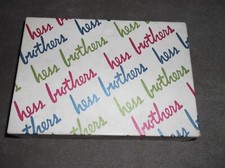 Vintage OLD Hess's Hess Brothers Logo Box  7 3/4 X 5 1/2" X 2"