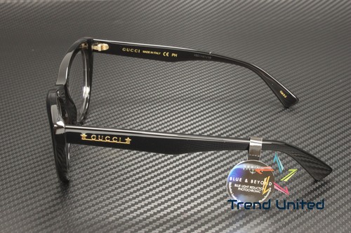 GUCCI GG1172S 001 Cat Eye Acetate Black Transparent 52 mm Women's Sunglasses - 第 4/5 張圖片