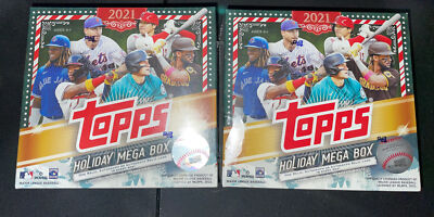 🔥🎄⚾️💪🎅🔥2021 Topps Baseball Holiday Mega Box Lot of 2 | eBay