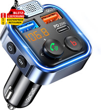 FM Transmitter Auto KFZ Bluetooth Adapter Freisprechanlage Zigarettenanzünder